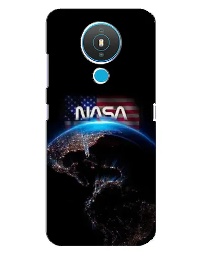 Чехол для Nokia 1.4 с картинкой «Земля из космоса NASA»