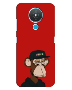Чехол для Nokia 1.4 с картинкой «Bored Ape — красный фон» Чехол для Nokia 1.4 с картинкой «Bored Ape — красный фон»