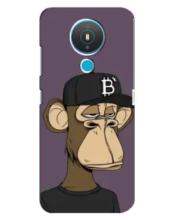 Чехол для Nokia 1.4 с картинкой «Bored Ape в кепке»