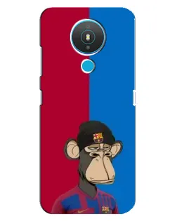 Чехол для Nokia 1.4 с картинкой «Bored Ape — фанат Барсы»