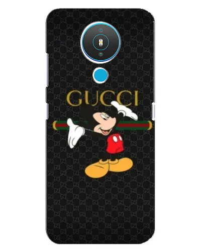 Чехол для Nokia 1.4 с картинкой «Микки Маус Gucci»