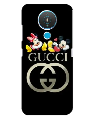 Чехол для Nokia 1.4 с картинкой «Gucci — герои Disney»