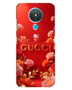 Чехол для Nokia 1.4 с картинкой «Gucci — золотой сад»