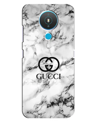 Чехол для Nokia 1.4 с картинкой «Gucci — мраморный шик»