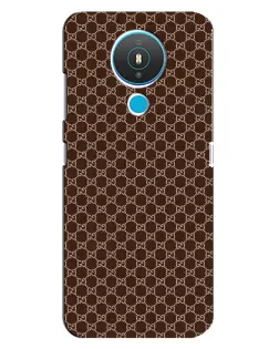 Чехол для Nokia 1.4 с картинкой «Gucci — шоколадная сетка»