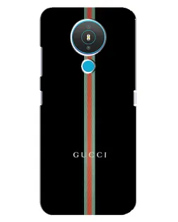Чехол для Nokia 1.4 с картинкой «Gucci — строгая линия»