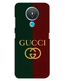 Чехол для Nokia 1.4 с картинкой «Gucci — темно-зеленый градиент»