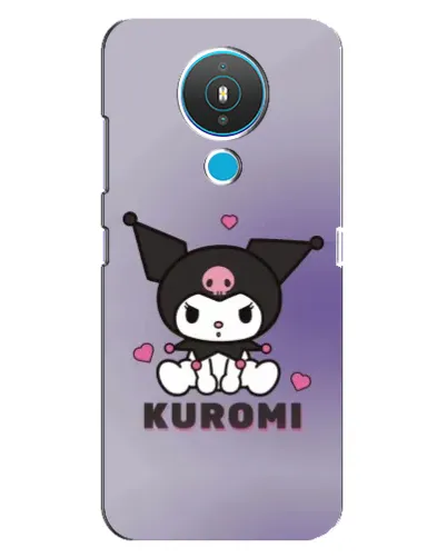 Чехол для Nokia 1.4 с картинкой «Kuromi — фиолетовый арт»