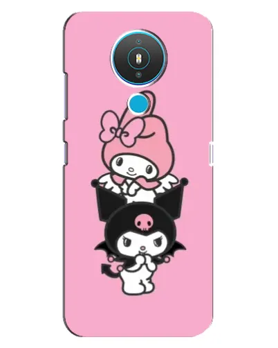Чехол для Nokia 1.4 с картинкой «My Melody и Kuromi»