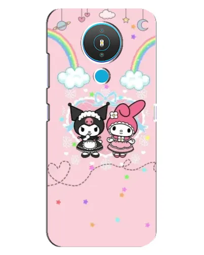 Чехол для Nokia 1.4 с картинкой «My Melody и Kuromi»