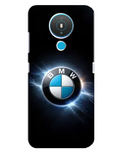 Чехол для Nokia 1.4 с картинкой «BMW — неоновое сияние»