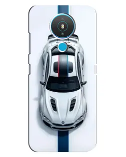 Чехол для Nokia 1.4 с картинкой «Вид сверху — BMW M»