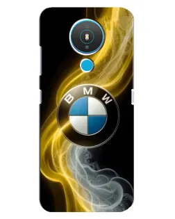 Чехол для Nokia 1.4 с картинкой «Золотистый дым BMW»