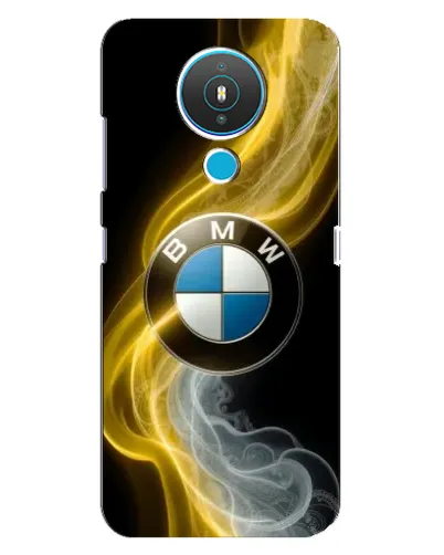 Чехол для Nokia 1.4 с картинкой «Золотистый дым BMW»