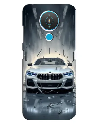 Чехол для Nokia 1.4 с картинкой «BMW в свете фар»