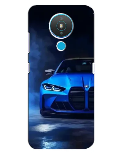 Чехол для Nokia 1.4 с картинкой «Голубая BMW M4»
