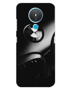 Чехол для Nokia 1.4 с картинкой «Эмблема BMW — макро»