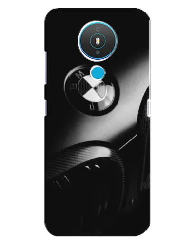 Чехол для Nokia 1.4 с картинкой «Эмблема BMW — макро»