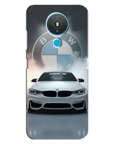 Чехол для Nokia 1.4 с картинкой «BMW в белом дыму» Чехол для Nokia 1.4 с картинкой «BMW в белом дыму»