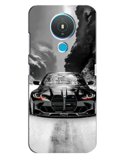Чехол для Nokia 1.4 с картинкой «BMW — акварельный дрифт»