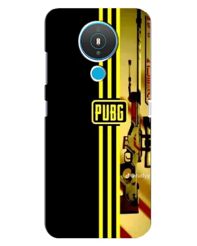 Чехол для Nokia 1.4 с картинкой «PUBG — камуфляжный шлем»