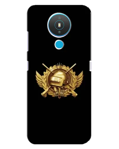 Чехол для Nokia 1.4 с картинкой «PUBG — оранжевый градиент»