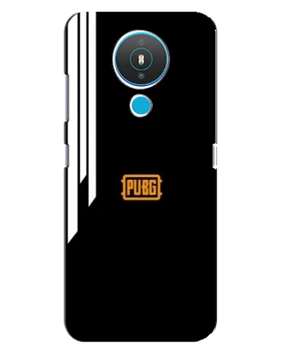 Чехол для Nokia 1.4 с картинкой «PUBG — вертикальные линии»