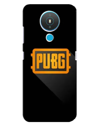 Чехол для Nokia 1.4 с картинкой «PUBG — рамка лого»