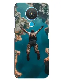 Чехол для Nokia 1.4 с картинкой «PUBG — свободное падение»