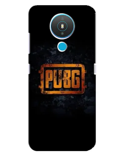 Чехол для Nokia 1.4 с картинкой «PUBG — золотой логотип»