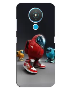 Чехол для Nokia 1.4 с картинкой «Among Us — 3D стиль»