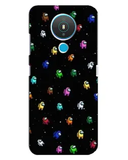 Чехол для Nokia 1.4 с картинкой «Экипаж Among Us»