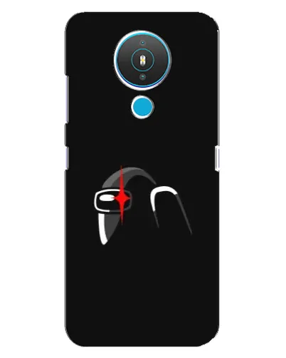 Чехол для Nokia 1.4 с картинкой «Among Us шлем»