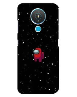 Чехол для Nokia 1.4 с картинкой «Красный Among Us»
