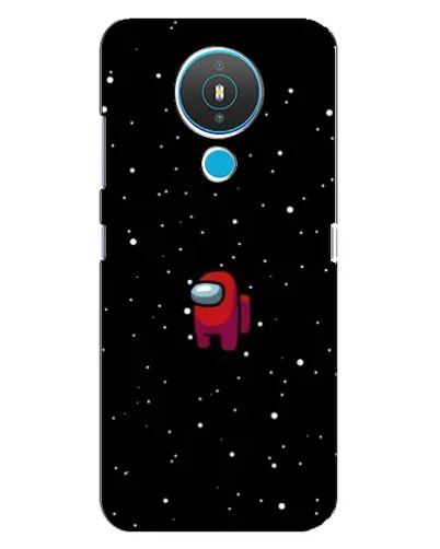 Чехол для Nokia 1.4 с картинкой «Красный Among Us»
