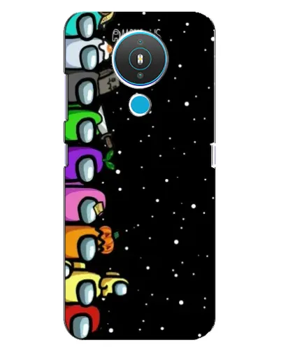 Чехол для Nokia 1.4 с картинкой «Команда Among Us»