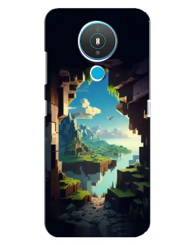 Чехол для Nokia 1.4 с картинкой «Вид из пещеры»