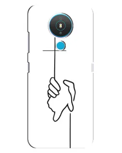 Чохол для Nokia 1.4 з картинкою «Рука тримає»