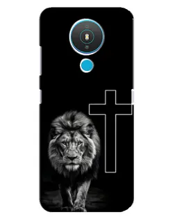 Чохол для Nokia 1.4 з картинкою «Лев та Хрест»