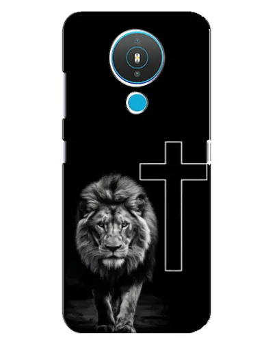 Чехол для Nokia 1.4 с картинкой «Лев и Крест» Чехол для Nokia 1.4 с картинкой «Лев и Крест»