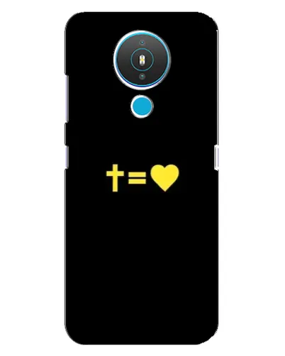 Чехол для Nokia 1.4 с картинкой «Сердце и Крест» Чехол для Nokia 1.4 с картинкой «Сердце и Крест»