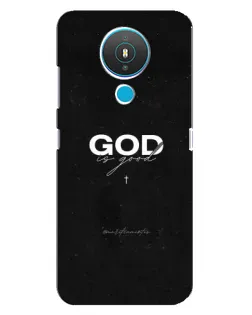 Чехол для Nokia 1.4 с картинкой «GOD — Бог над всем»