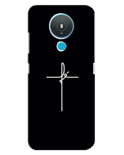 Чехол для Nokia 1.4 с картинкой «Тонкий крест»