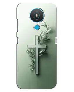 Чехол для Nokia 1.4 с картинкой «Оливковая ветвь»