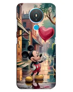 Чехол для Nokia 1.4 с картинкой «Микки и шарик-сердце» Чехол для Nokia 1.4 с картинкой «Микки и шарик-сердце»