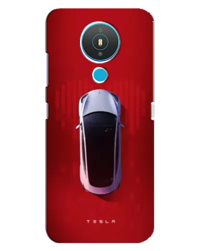 Чехол для Nokia 1.4 с картинкой «Tesla Top View»