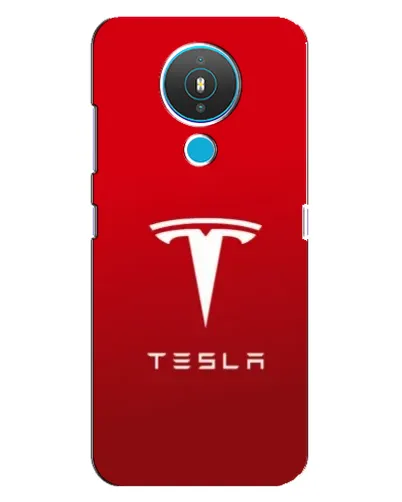 Чехол для Nokia 1.4 с картинкой «Tesla Red Classic»