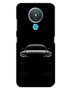 Чехол для Nokia 1.4 с картинкой «Силуэт Tesla Night»
