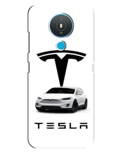 Чехол для Nokia 1.4 с картинкой «Tesla White Style»
