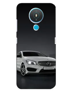 Чехол для Nokia 1.4 с картинкой «Mercedes AMG GT Silver»